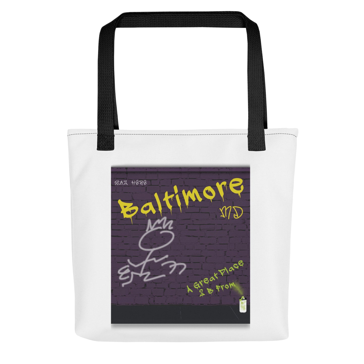 Graffiti Tote Bag Maryland Baltimore