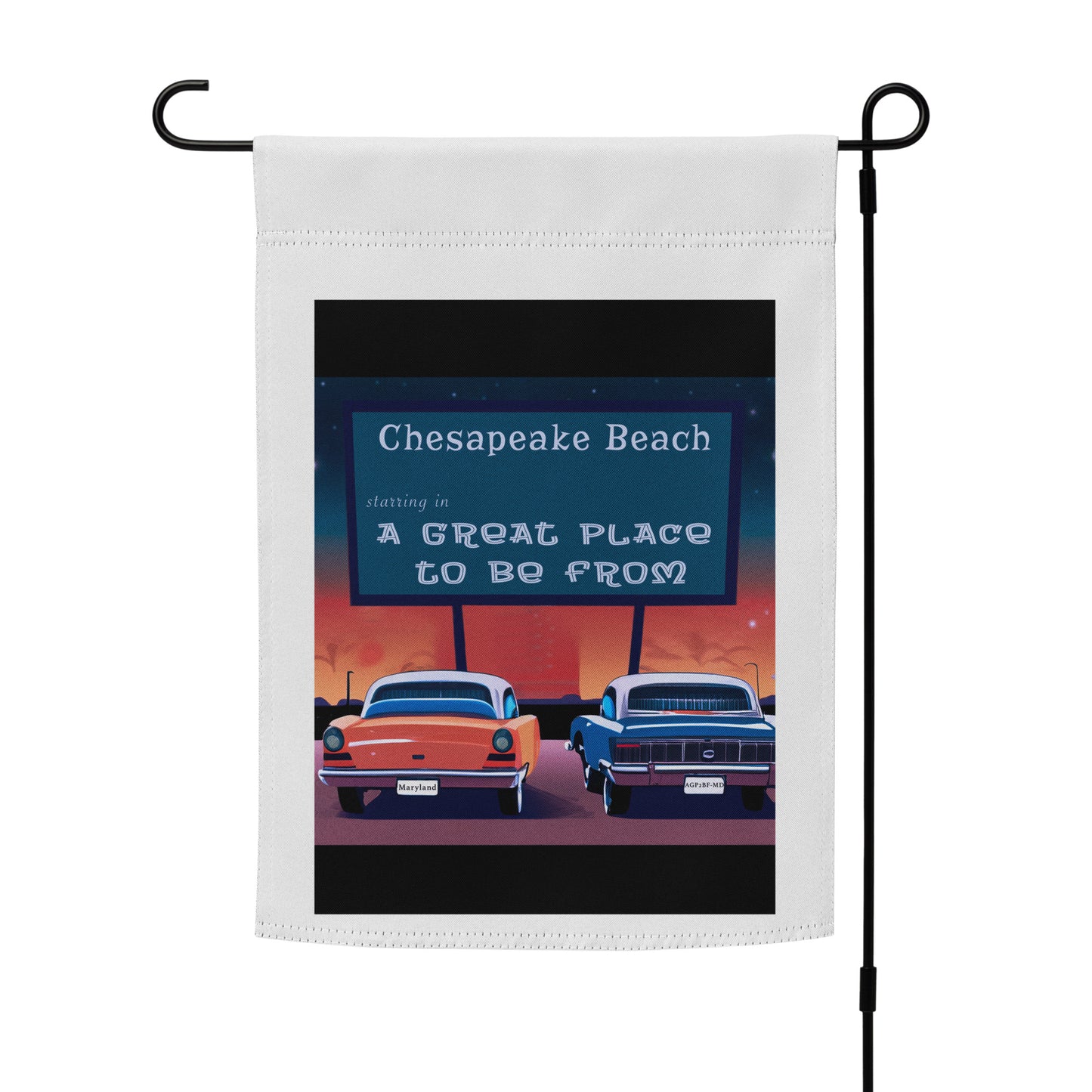 Drive-In Garden Flag Maryland Chesapeake Beach