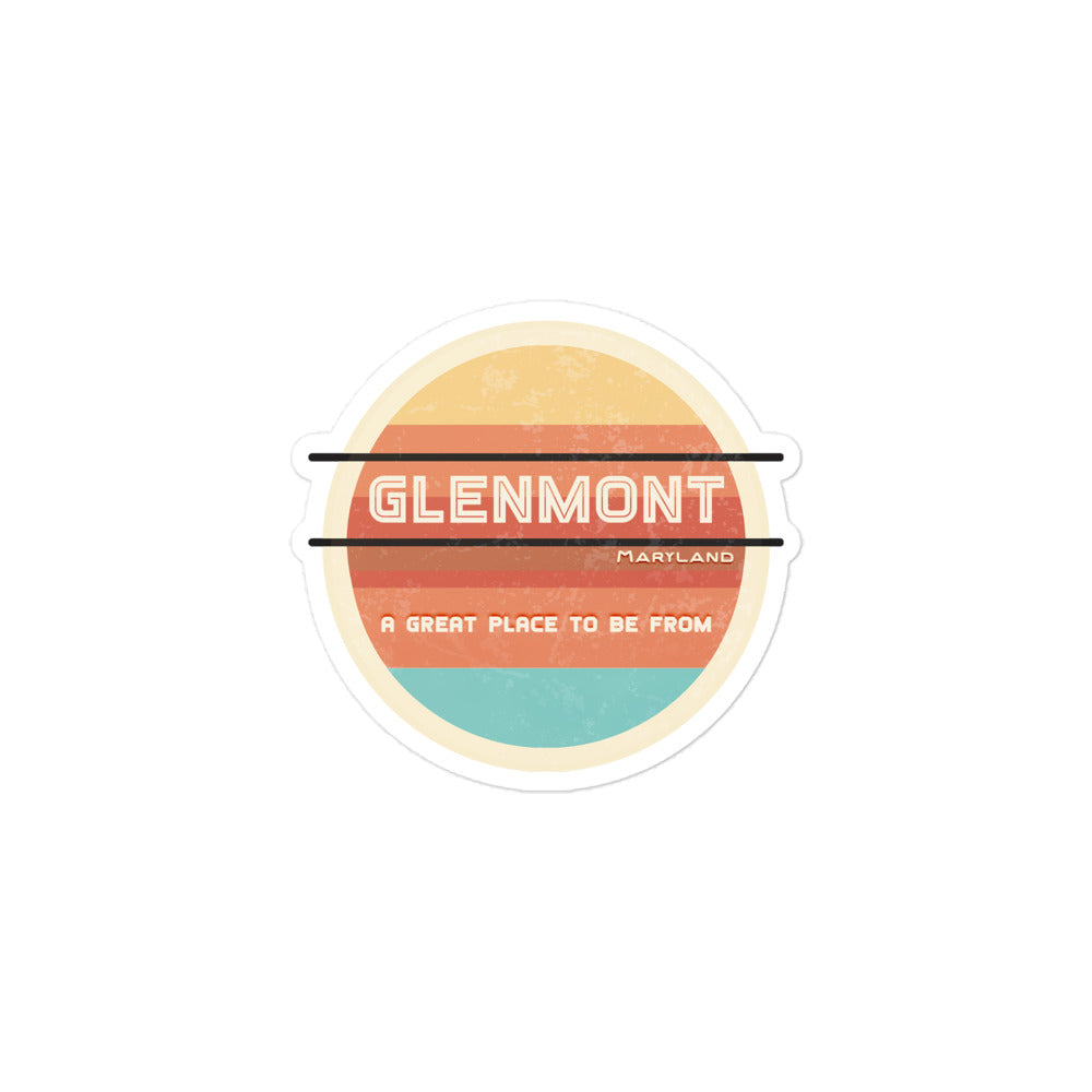 70s Sticker Maryland Glenmont