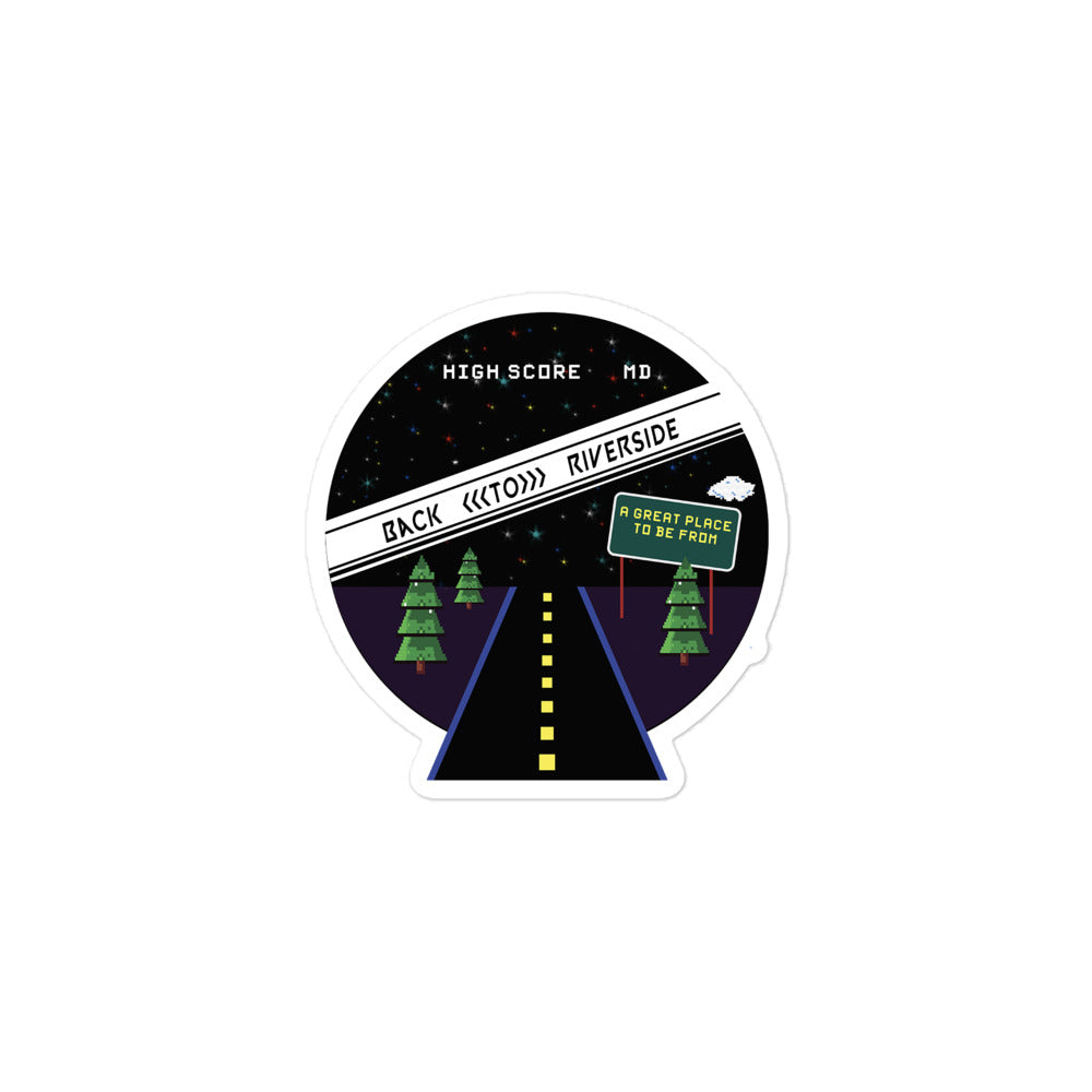 80s Sticker Maryland Riverside