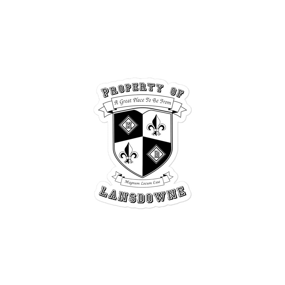 Varsity Sticker Maryland Lansdowne