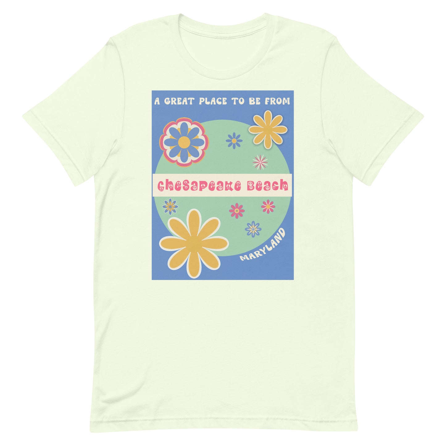 Flower Power T-Shirt Maryland Chesapeake Beach
