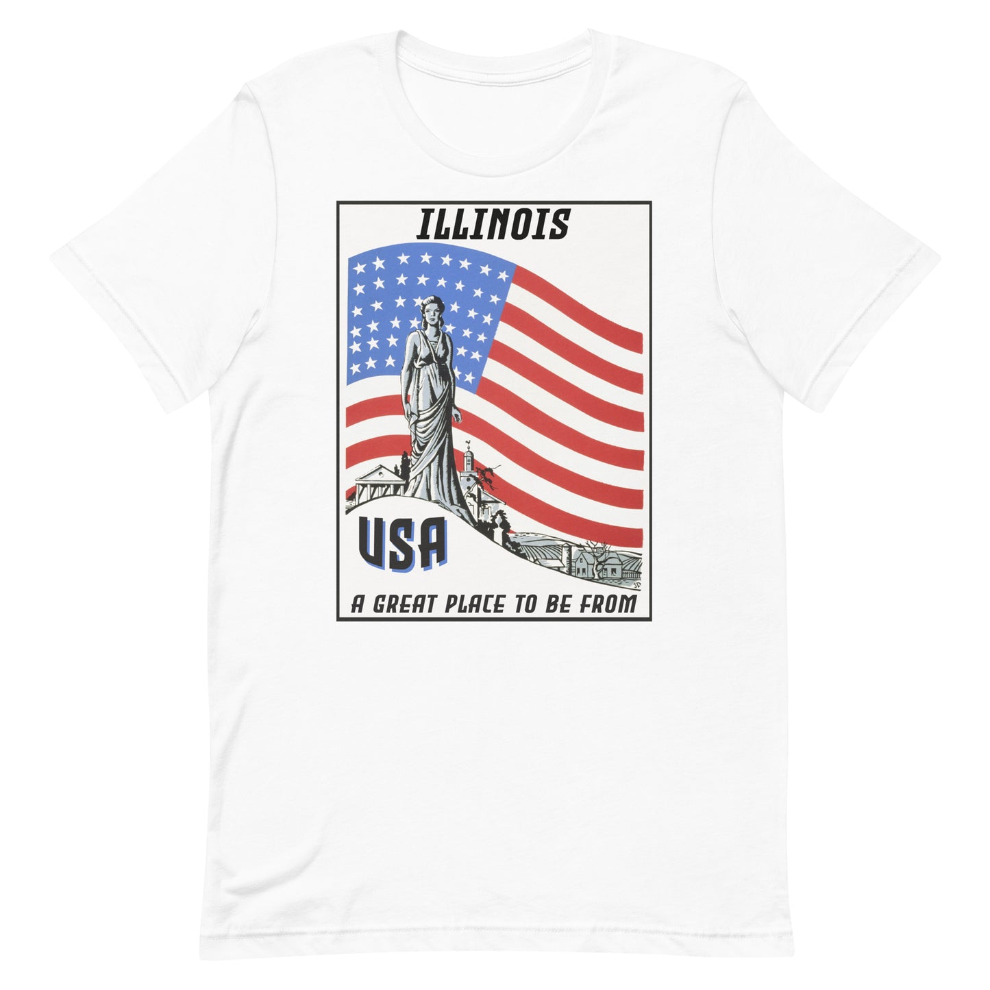 USA T-Shirt Illinois