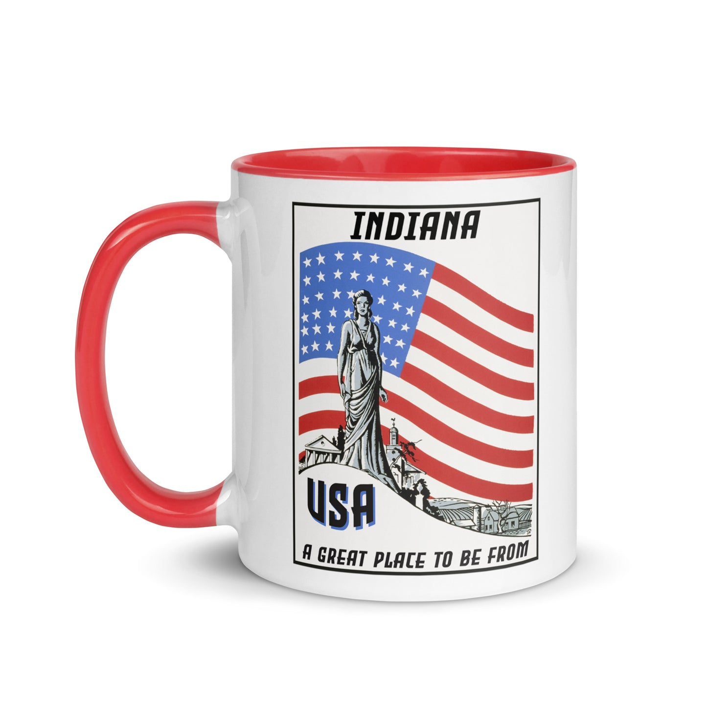 USA Coffee Mug Indiana