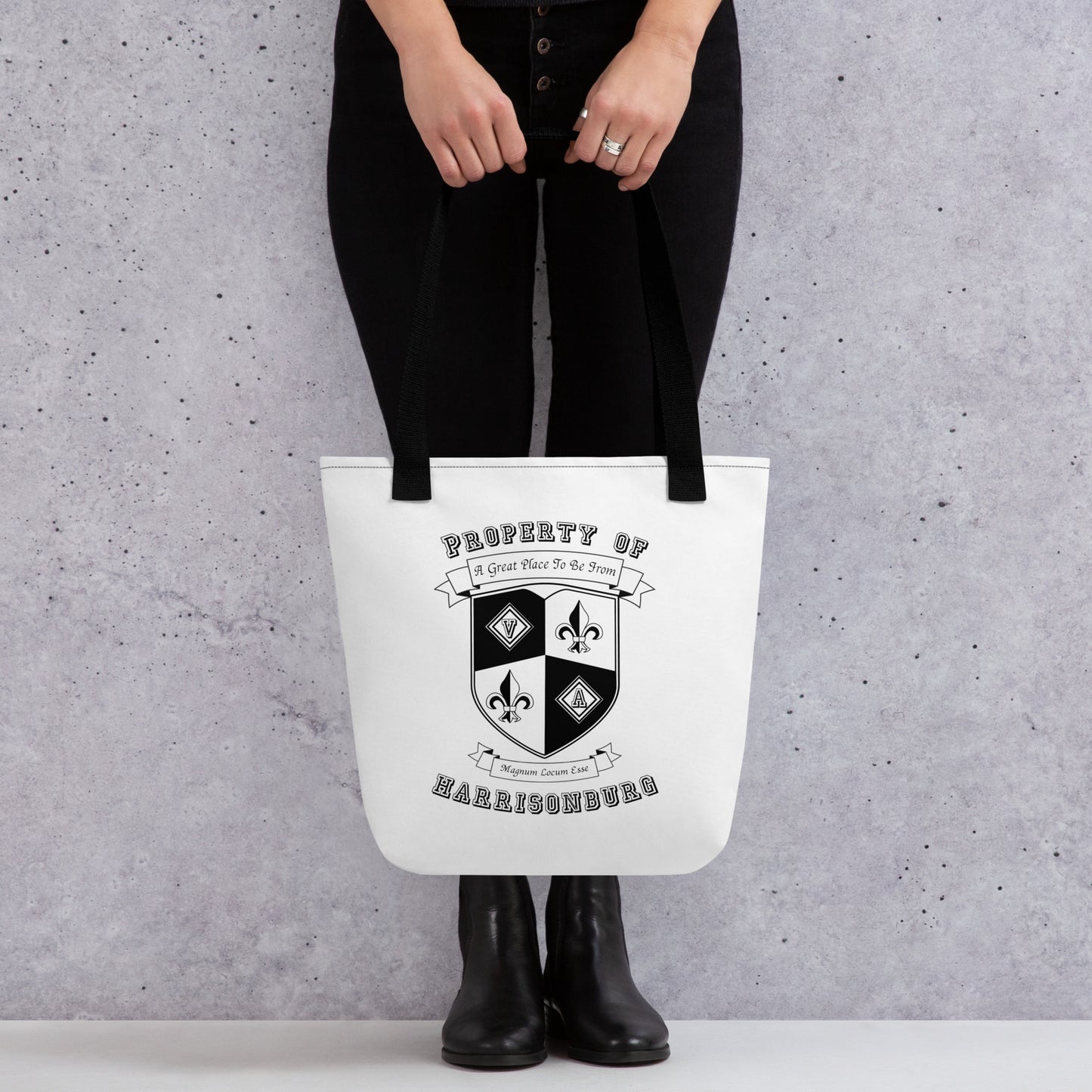 Varsity Tote Bag Virginia Harrisonburg