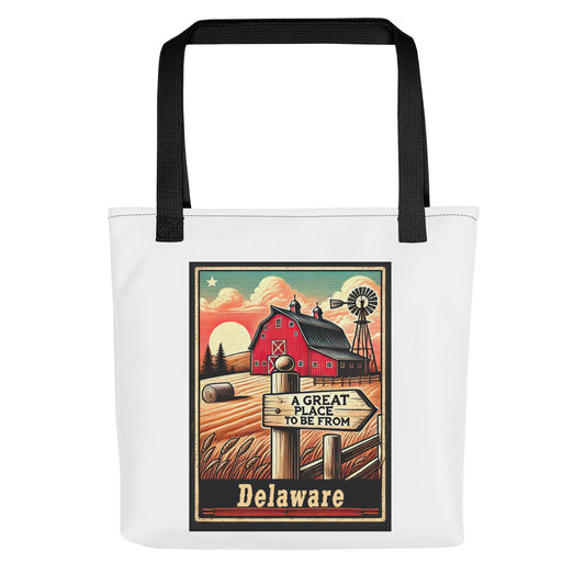 Fields of Home Tote Bag Delaware