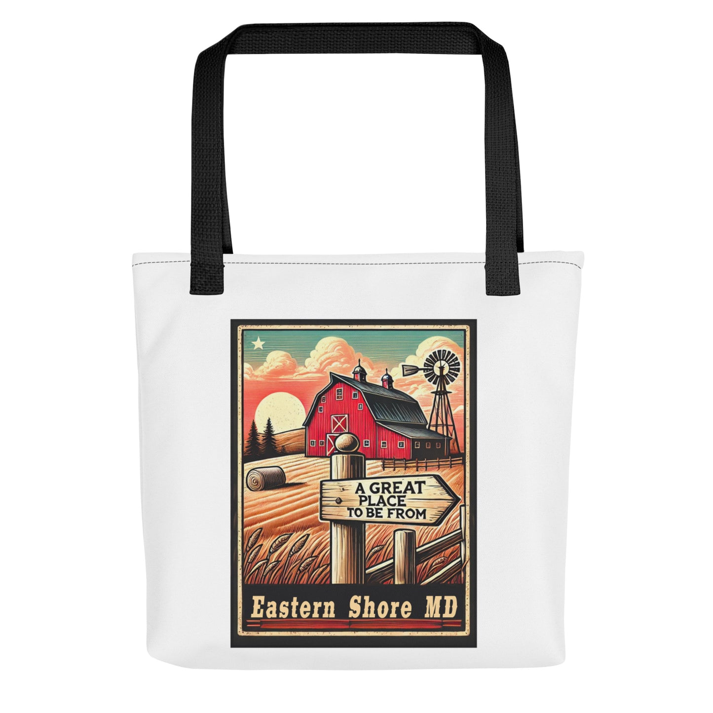 Fields of Home Tote Bag Maryland Eastern Shore