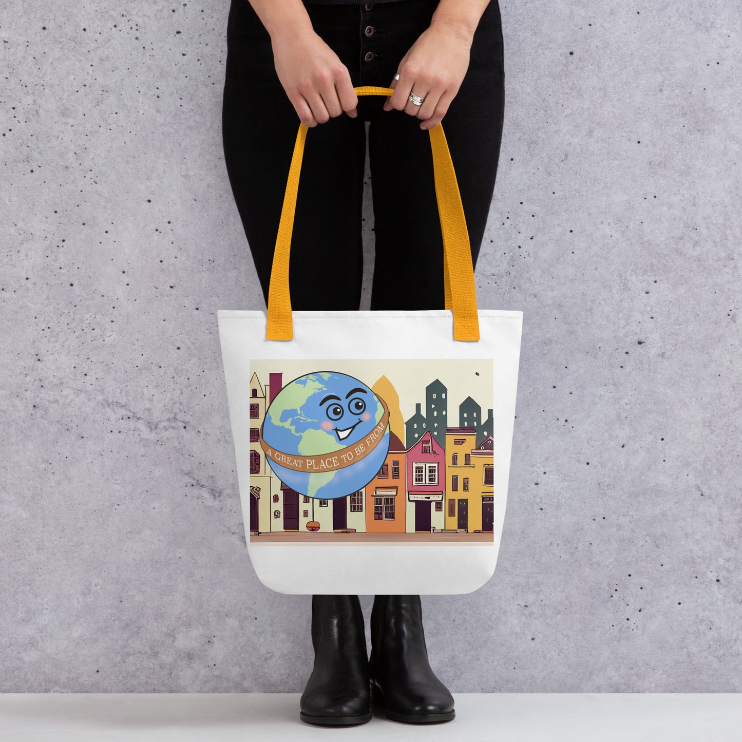 A Great Place To Be From Hometown Hank Tote Bag