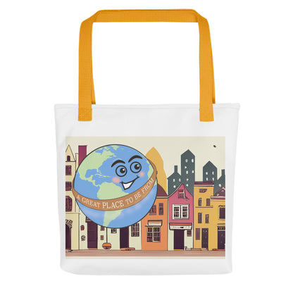 A Great Place To Be From Hometown Hank Tote Bag