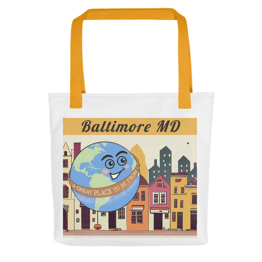 Hometown Hank Tote Bag Baltimore MD