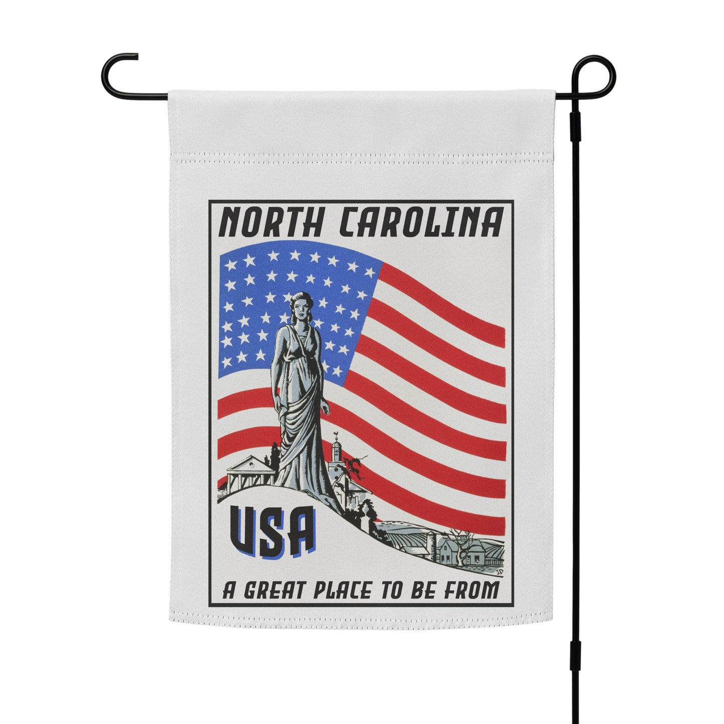 USA Garden Flag North Carolina