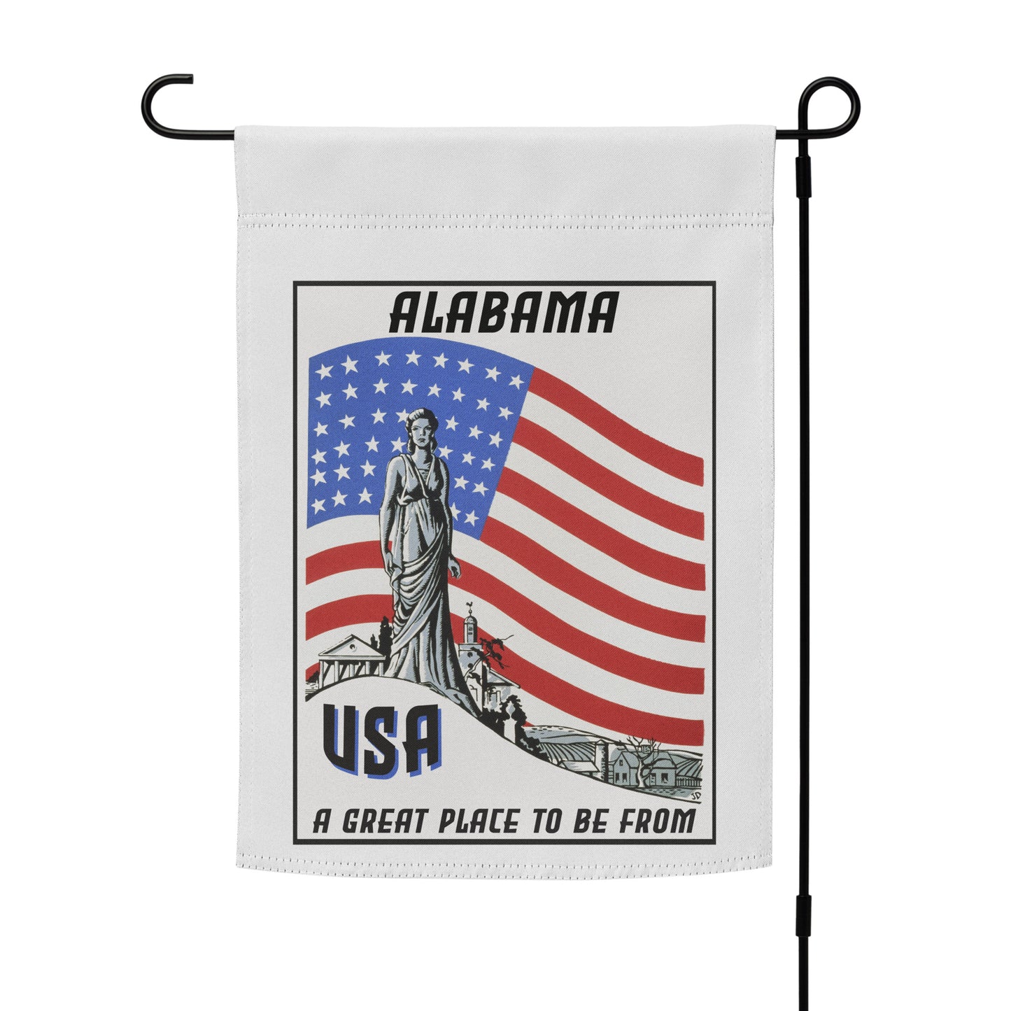 USA Garden Flag Alabama