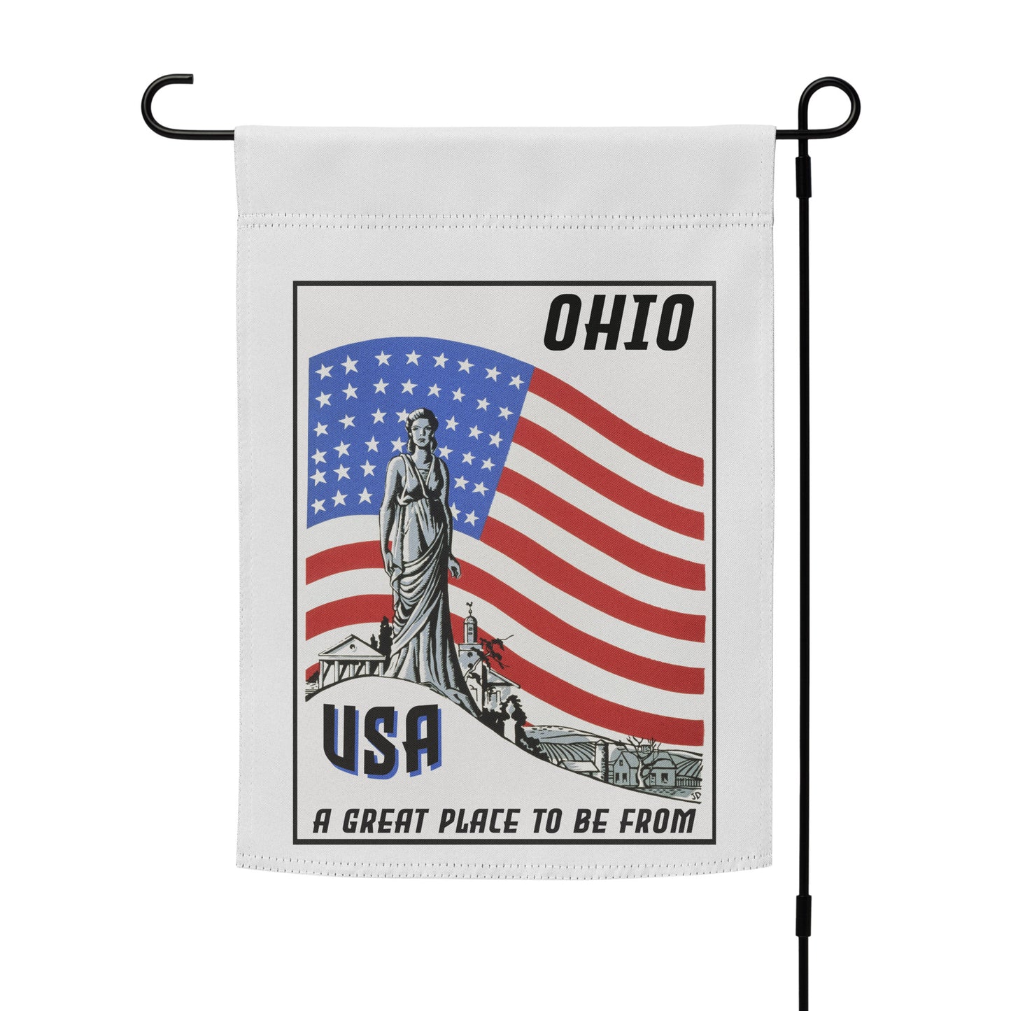 USA Garden Flag Ohio