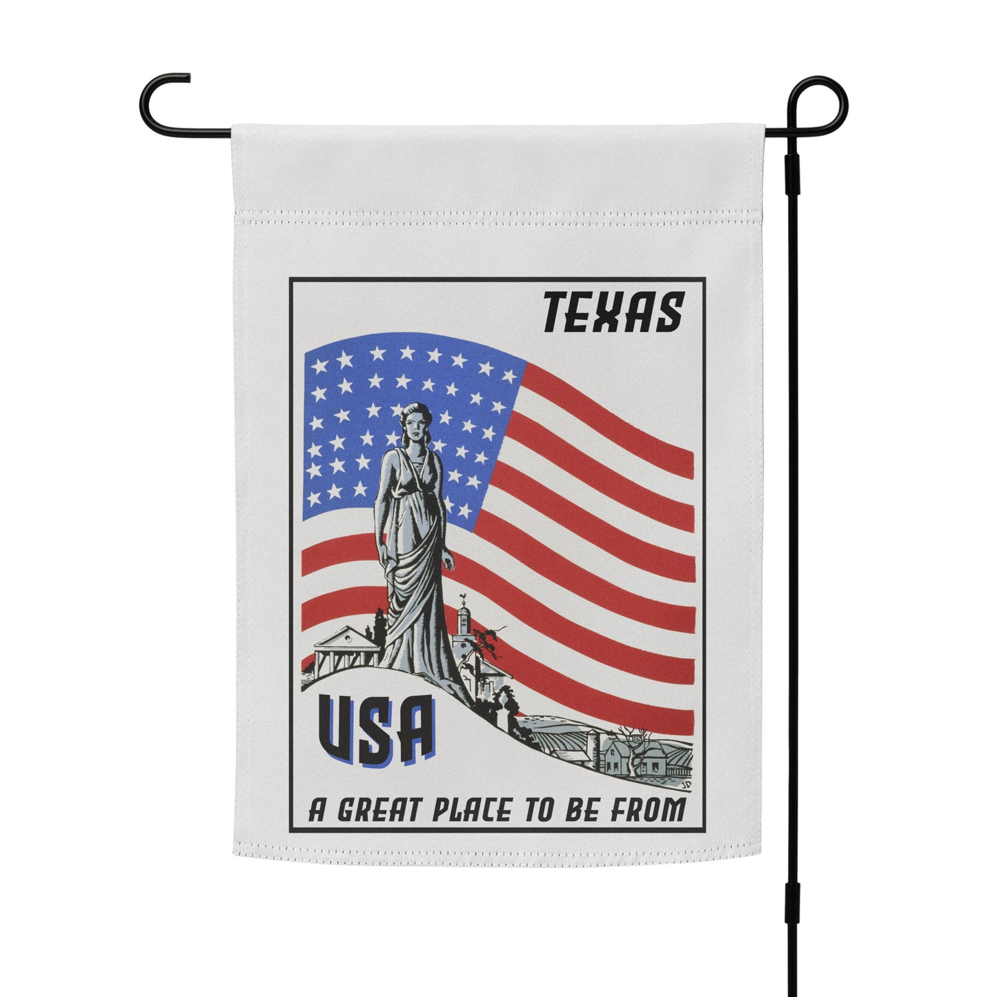 USA Garden Flag Texas