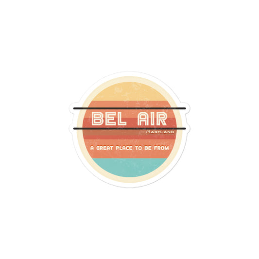 70s Sticker Maryland Bel Air