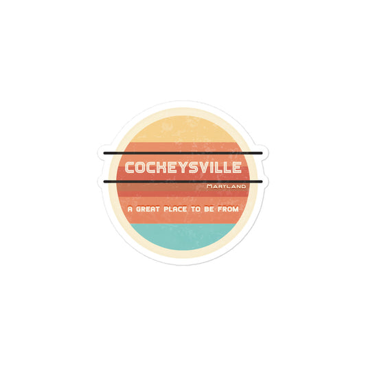 70s Sticker Maryland Cockeysville