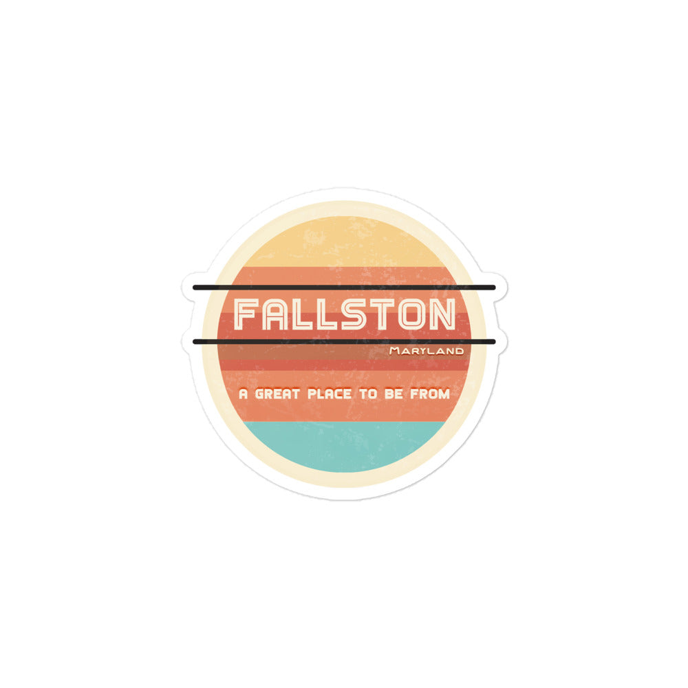 70s Sticker Maryland Fallston