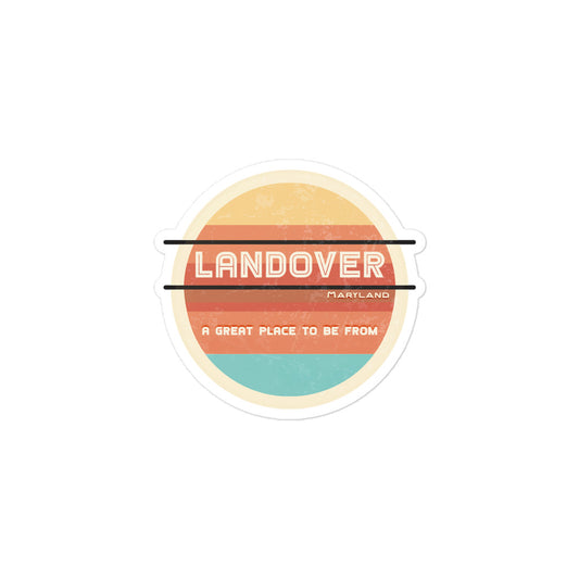 70s Sticker Maryland Landover