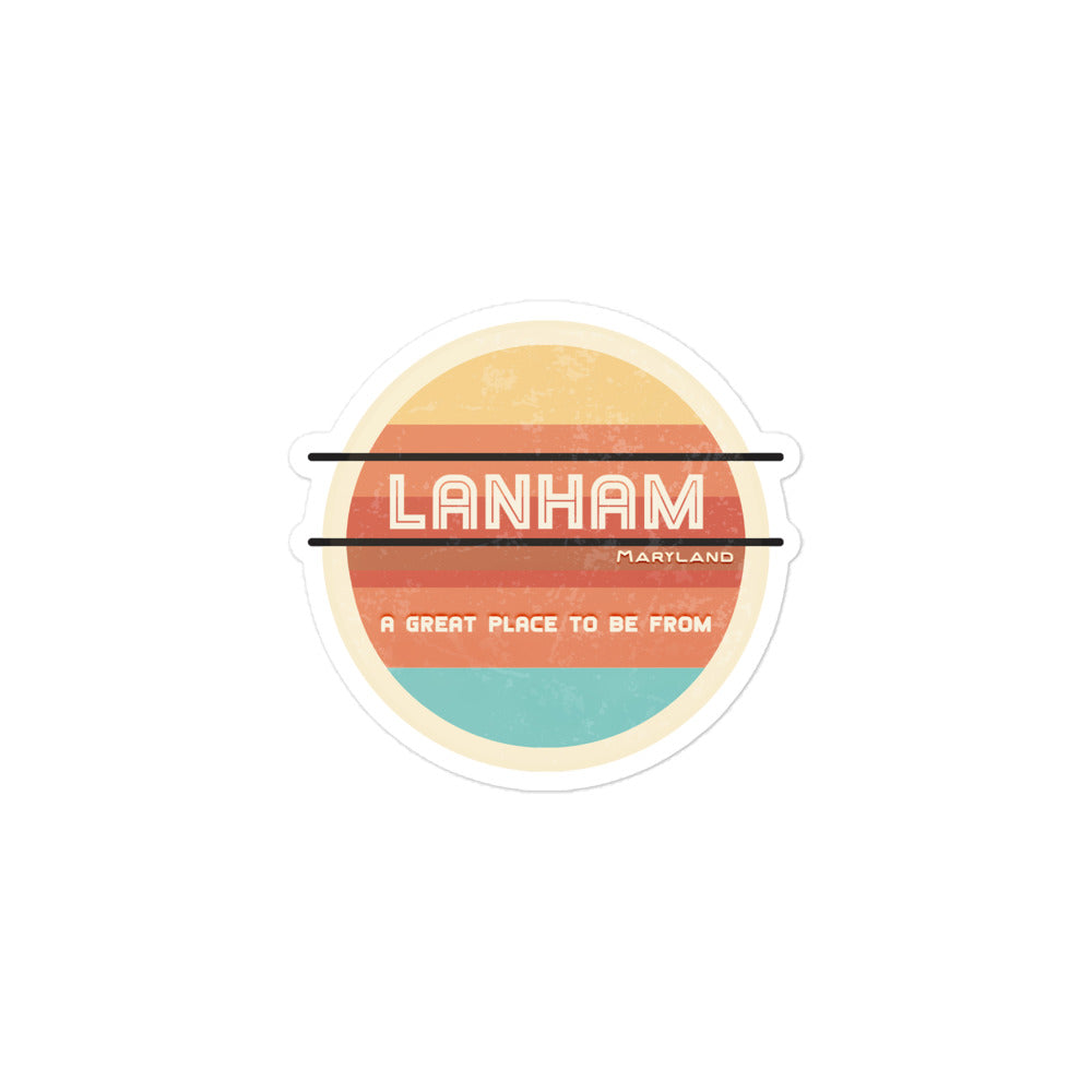 70s Sticker Maryland Lanham