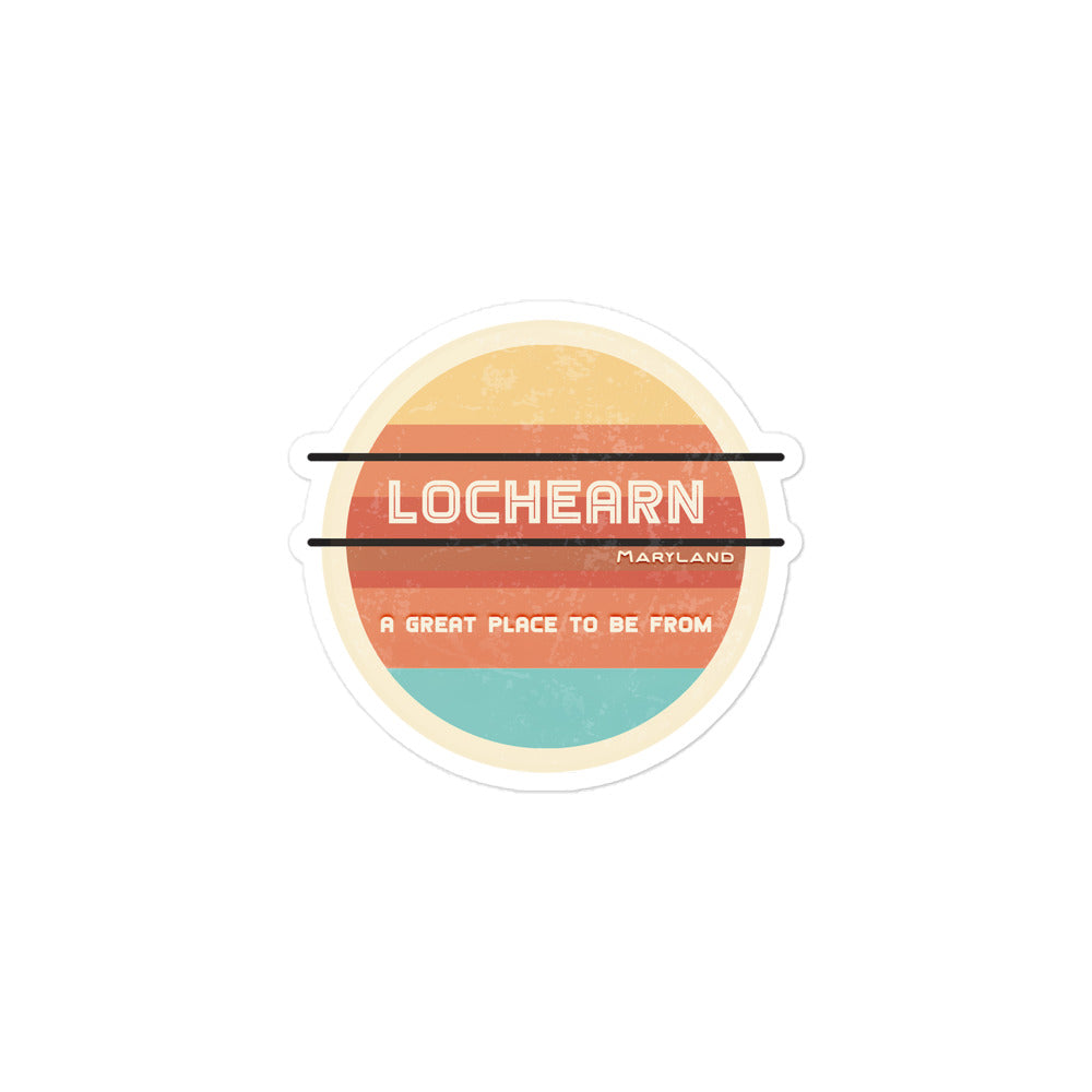 70s Sticker Maryland Lochearn