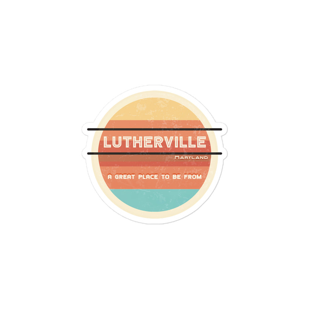 70s Sticker Maryland Lutherville