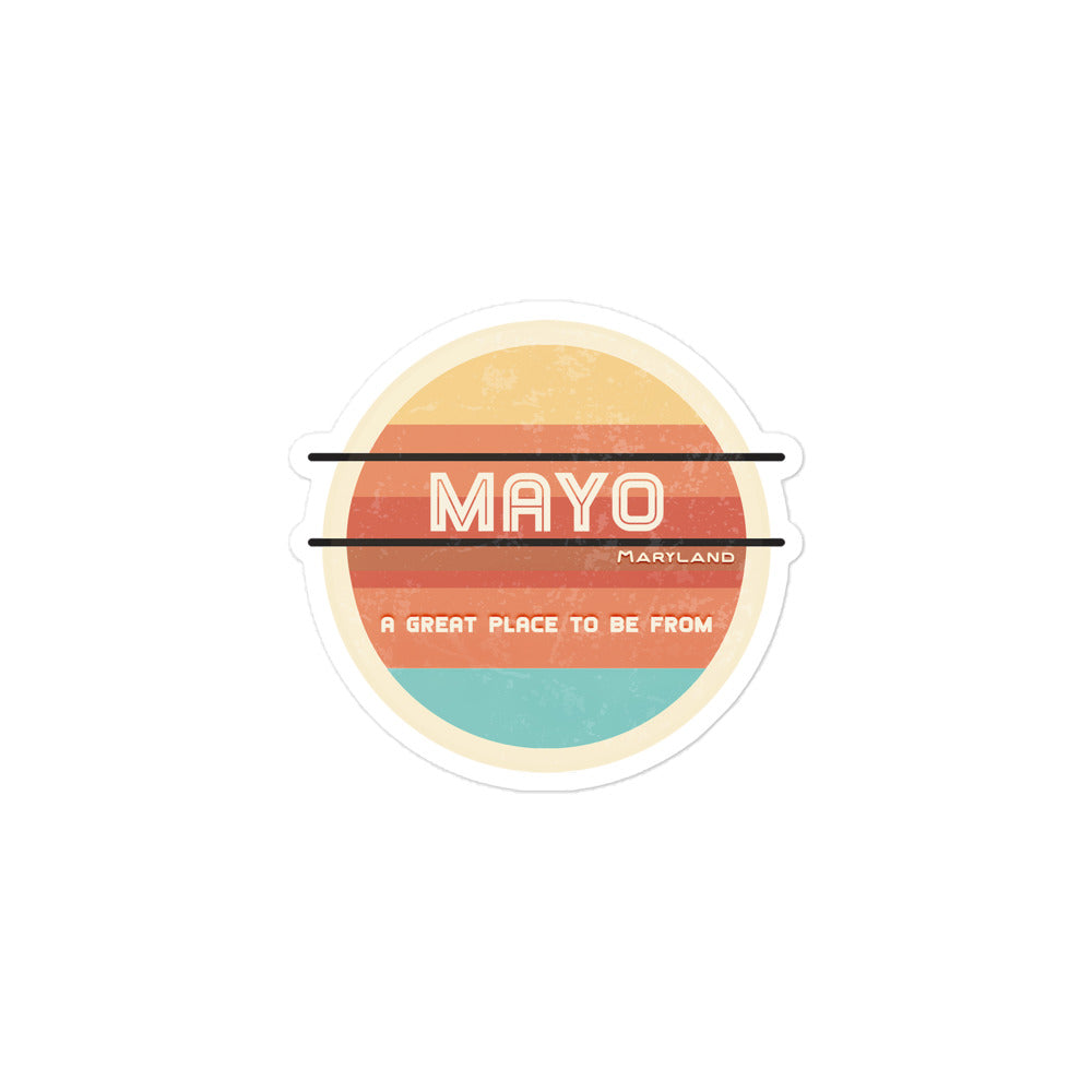 70s Sticker Maryland Mayo