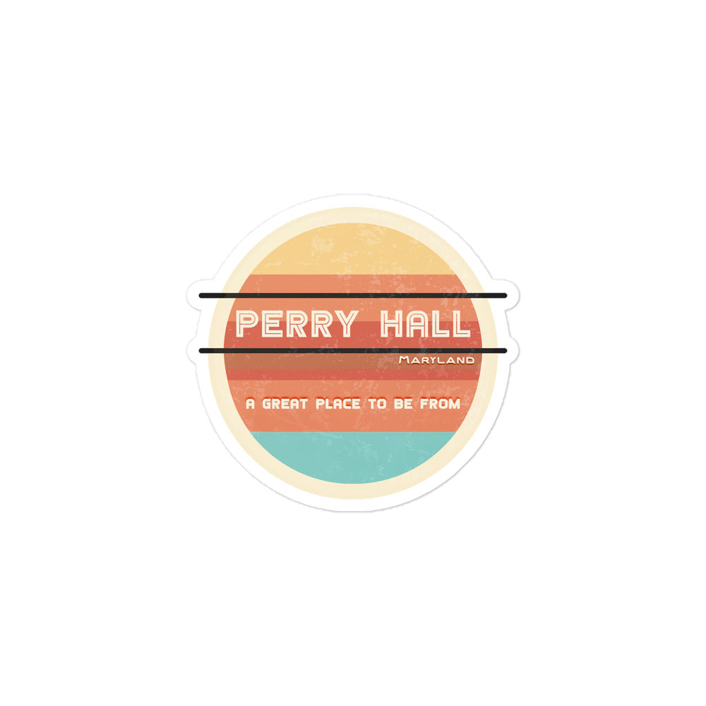 70s Sticker Maryland Perry Hall