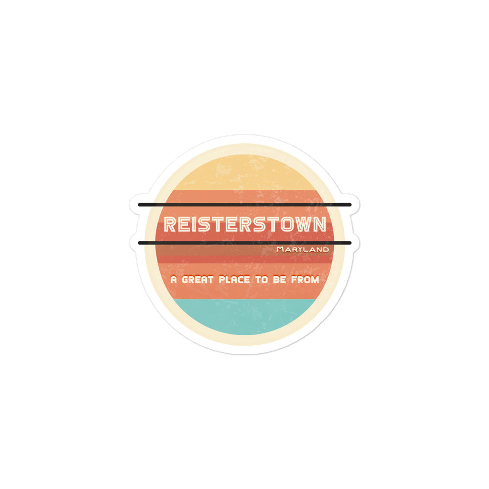 70s Sticker Maryland Reisterstown