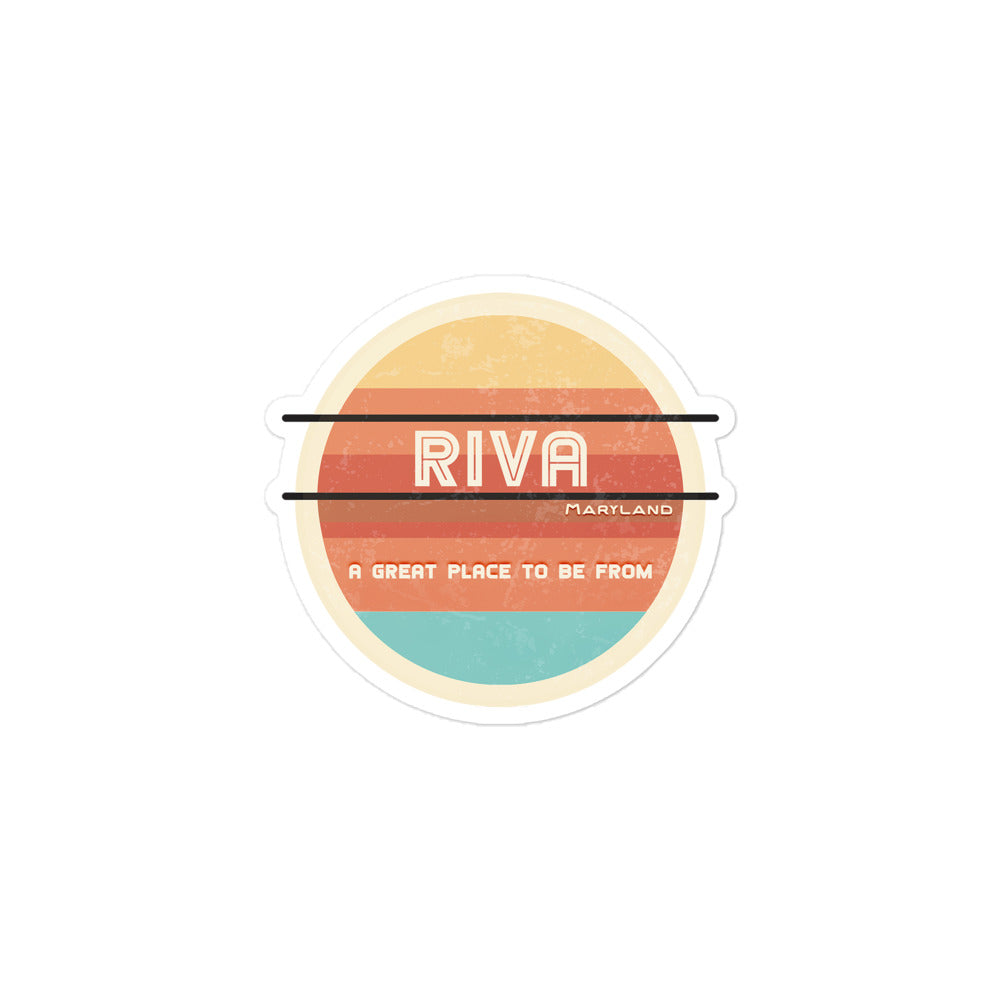 70s Sticker Maryland Riva