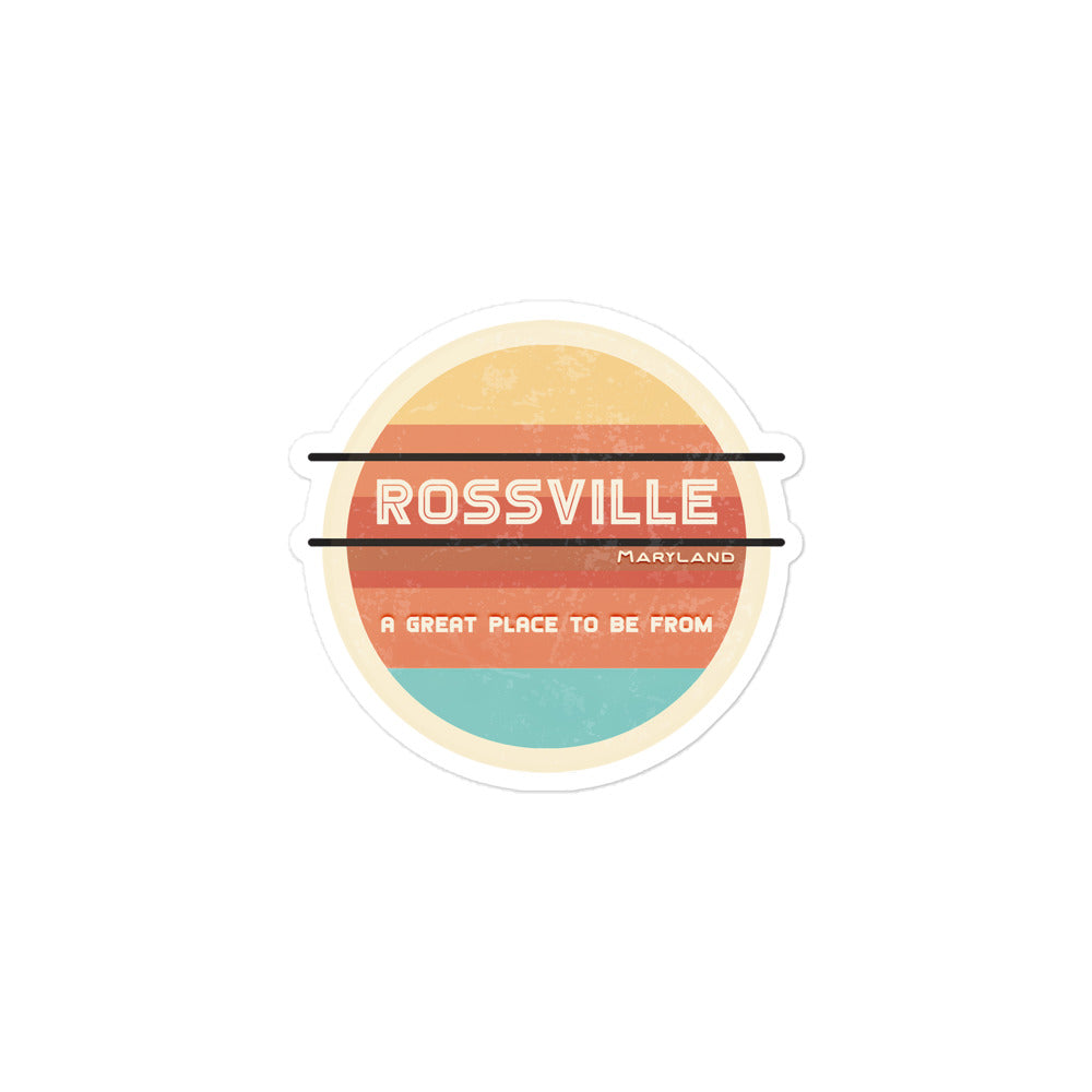 70s Sticker Maryland Rossville