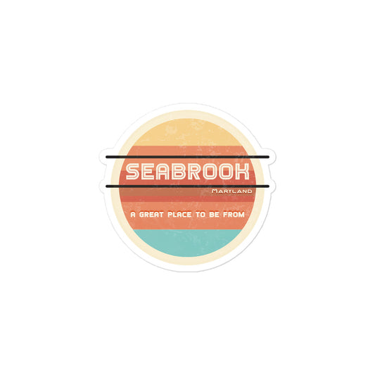 70s Sticker Maryland Seabrook