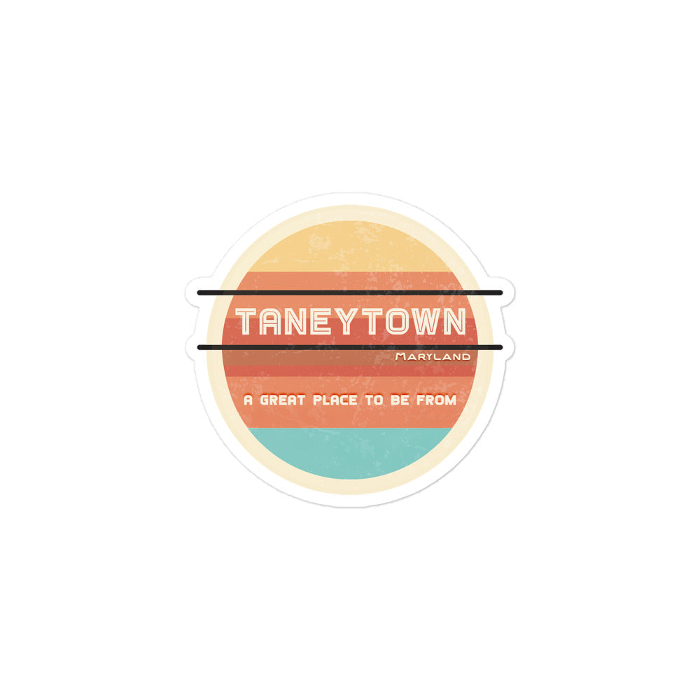 70s Sticker Maryland Taneytown