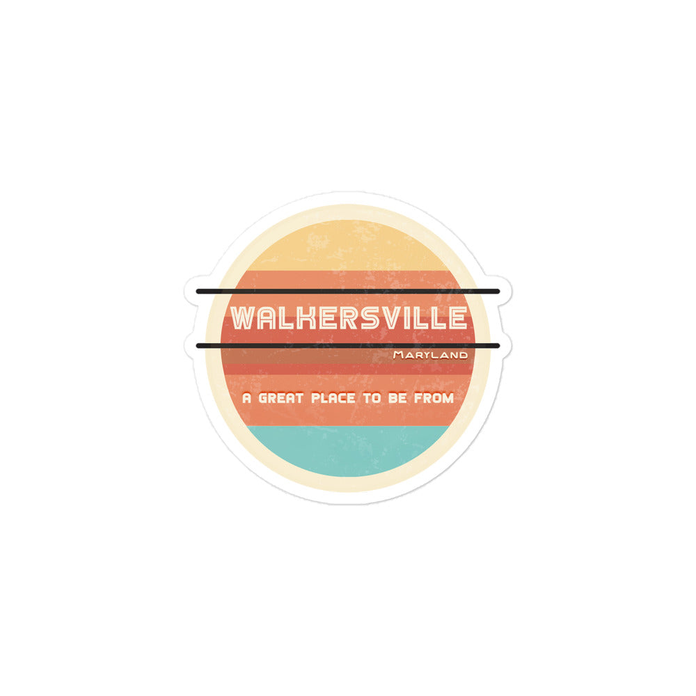 70s Sticker Maryland Walkersville