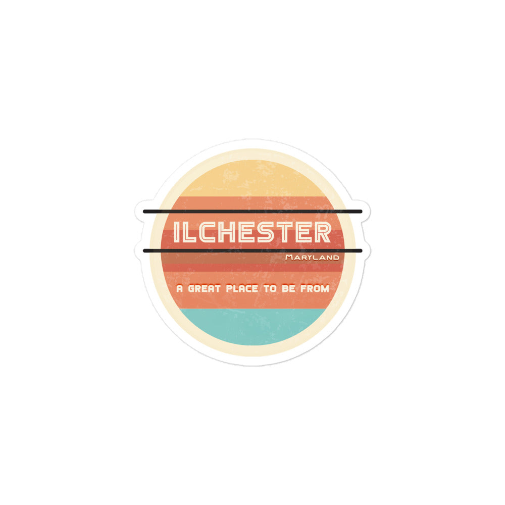 70s Sticker Maryland Ilchester