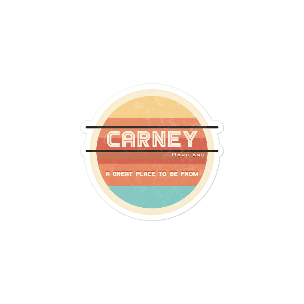 70s Sticker Maryland Carney