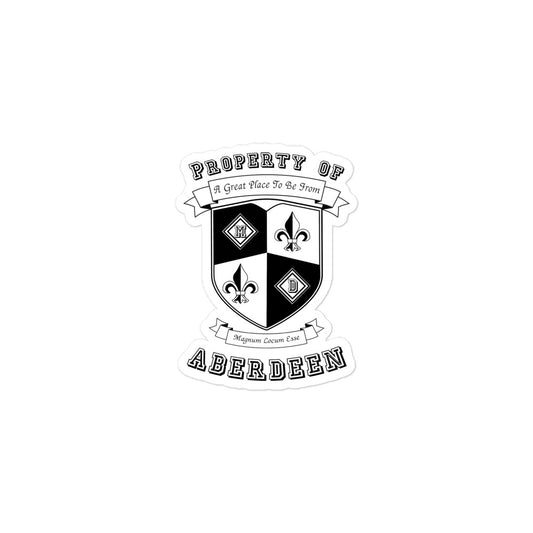 Varsity Sticker Maryland Aberdeen