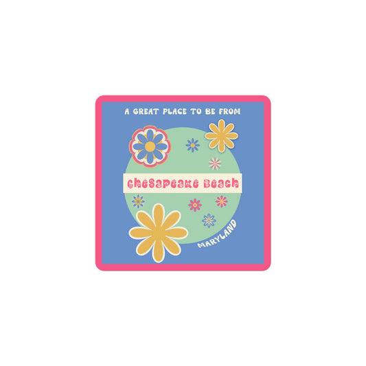 Flower Power Sticker Maryland Chesapeake Beach