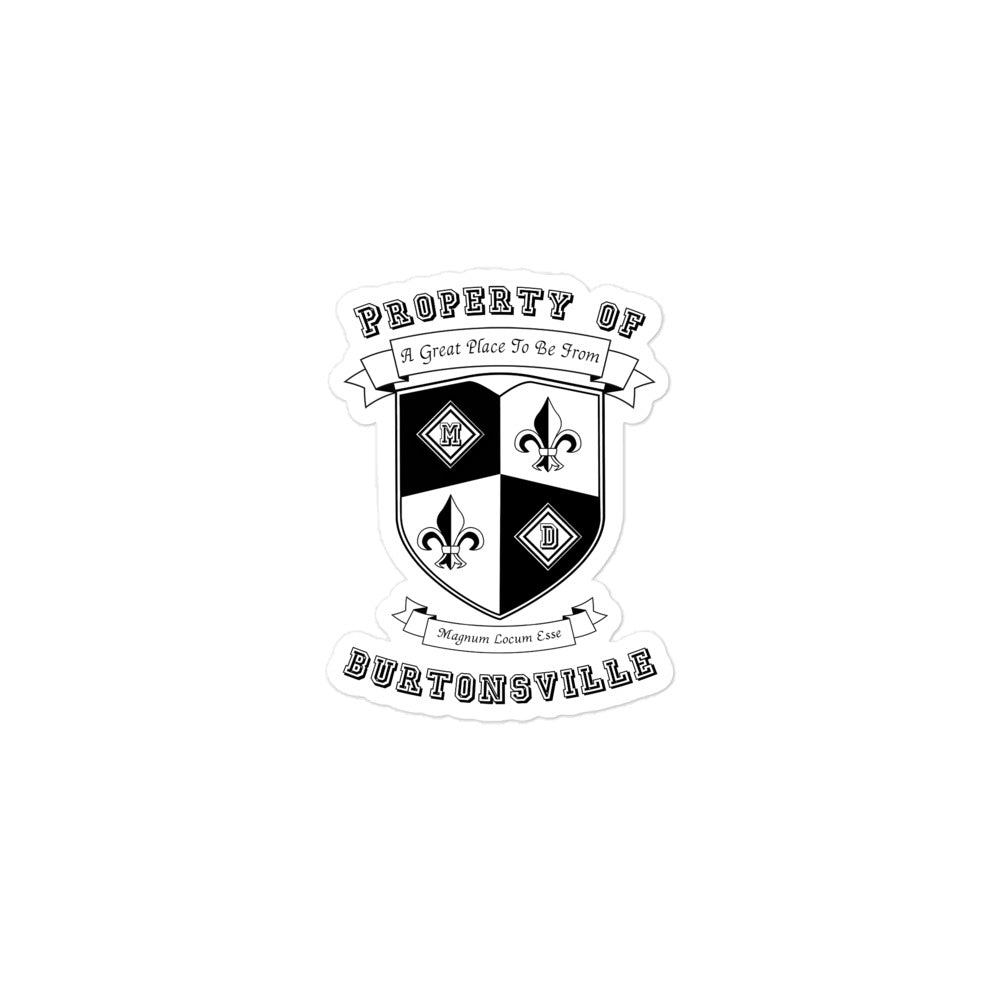 Varsity Sticker Maryland Burtonsville