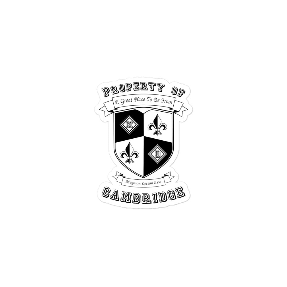 Varsity Sticker Maryland Cambridge