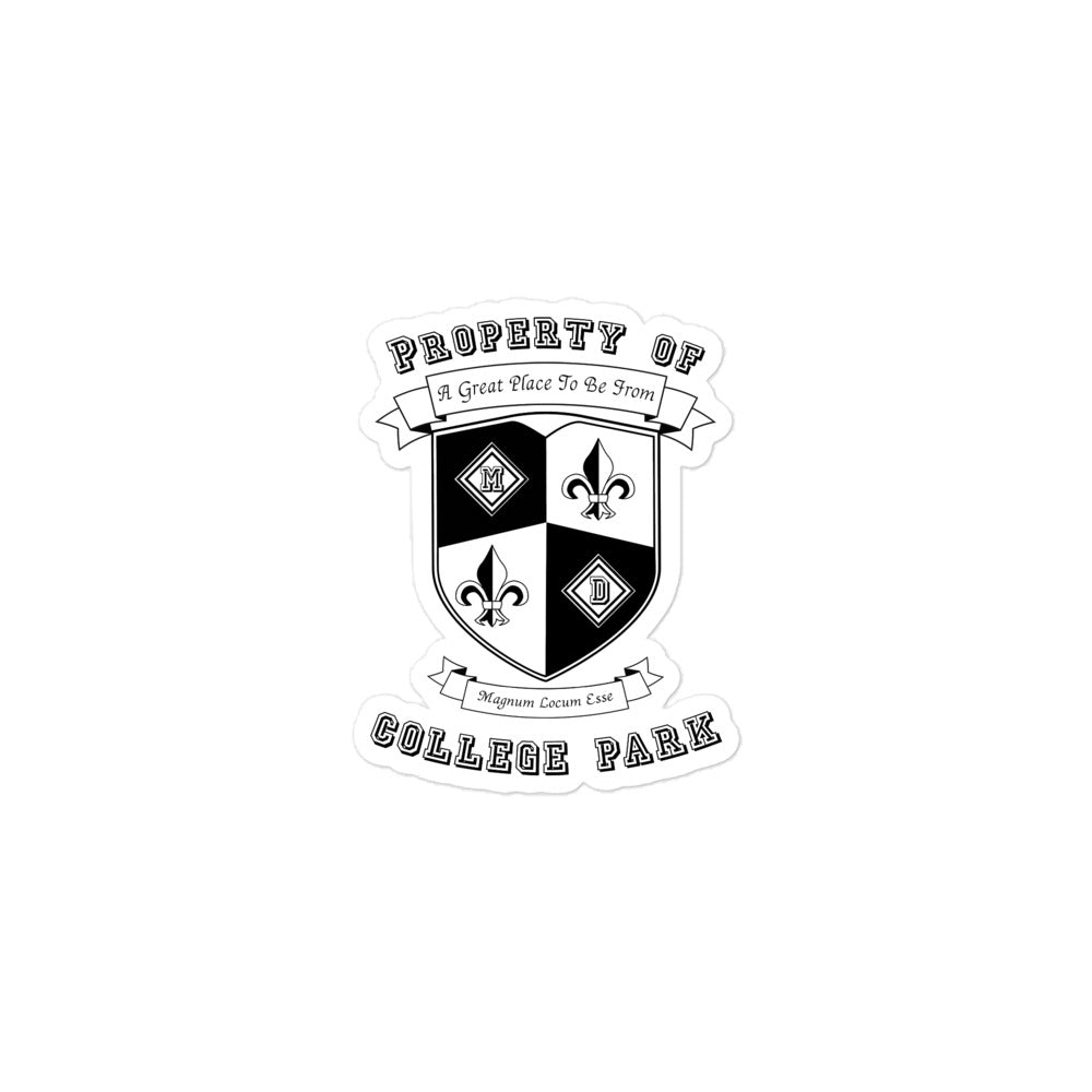 Varsity Sticker Maryland College Park