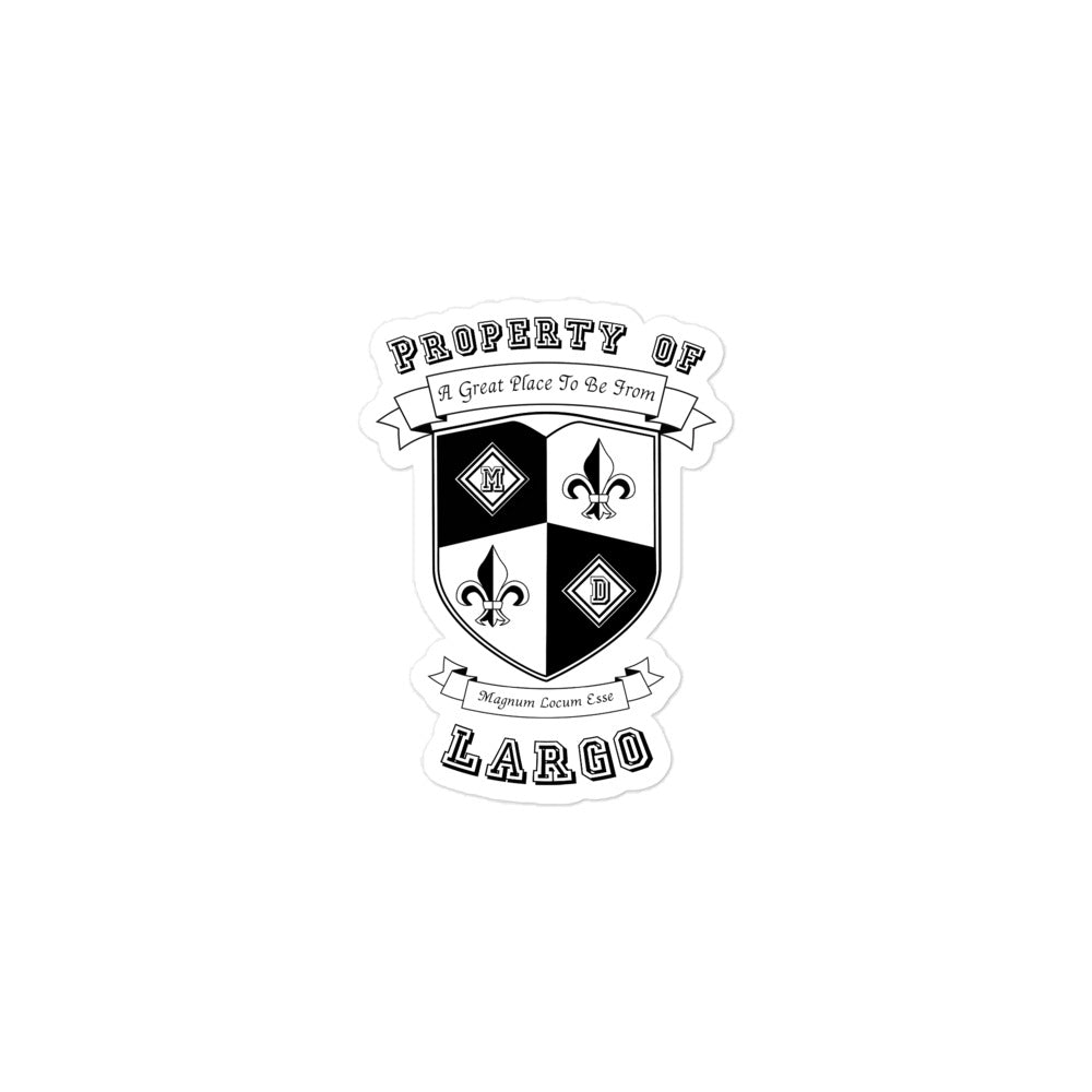 Varsity Sticker Maryland Largo