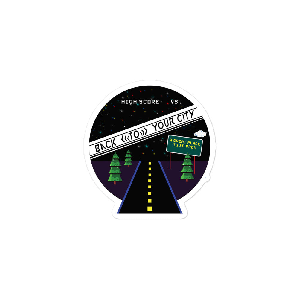 80s Sticker Custom – A Great Place To Be From