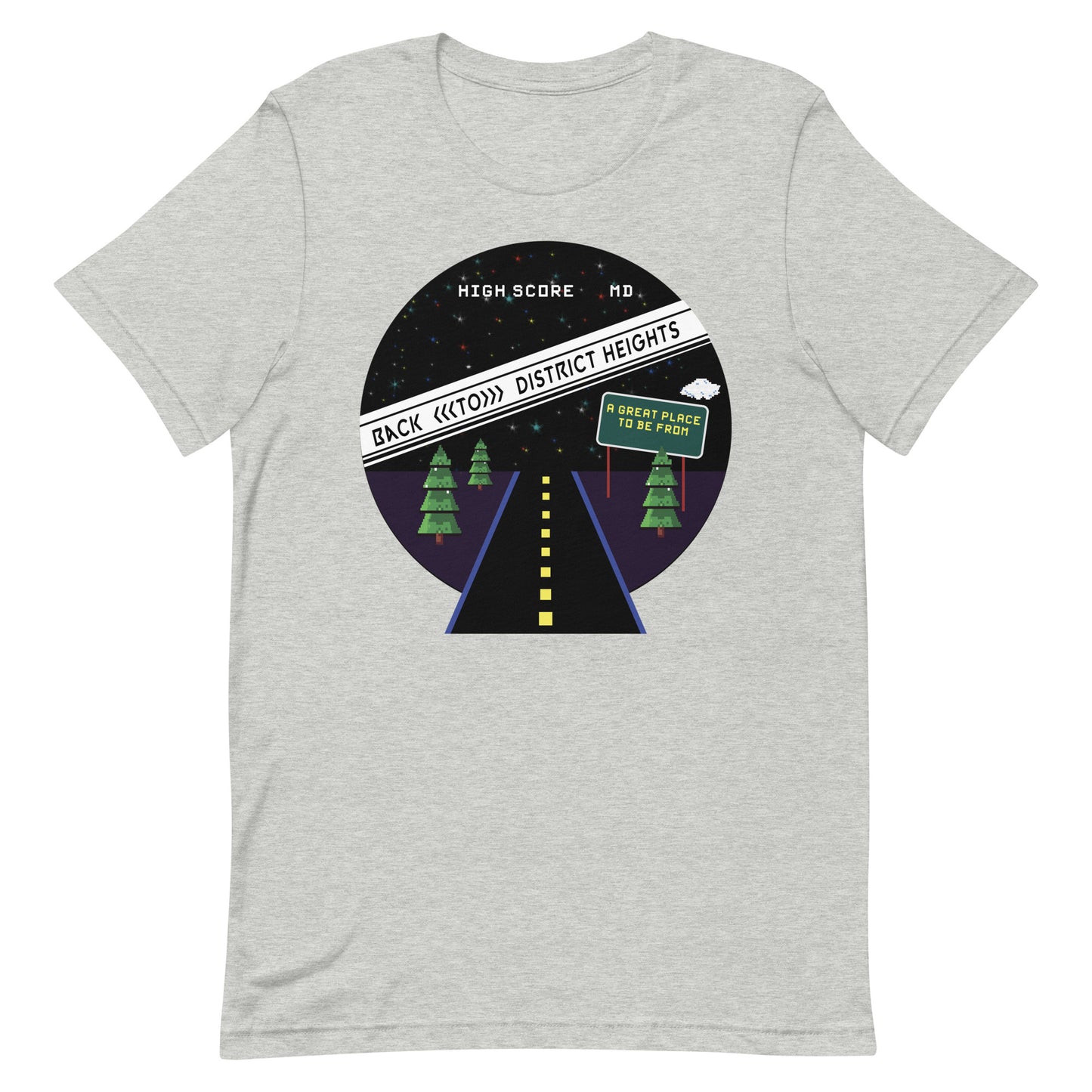 80s T-Shirt Maryland District Heights