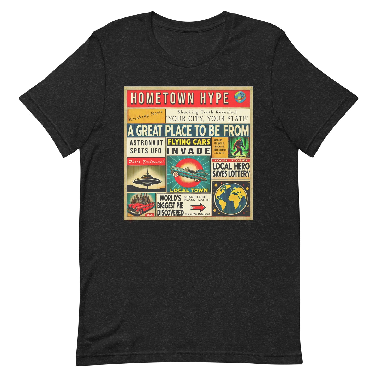 Tabloid News T-Shirt Custom