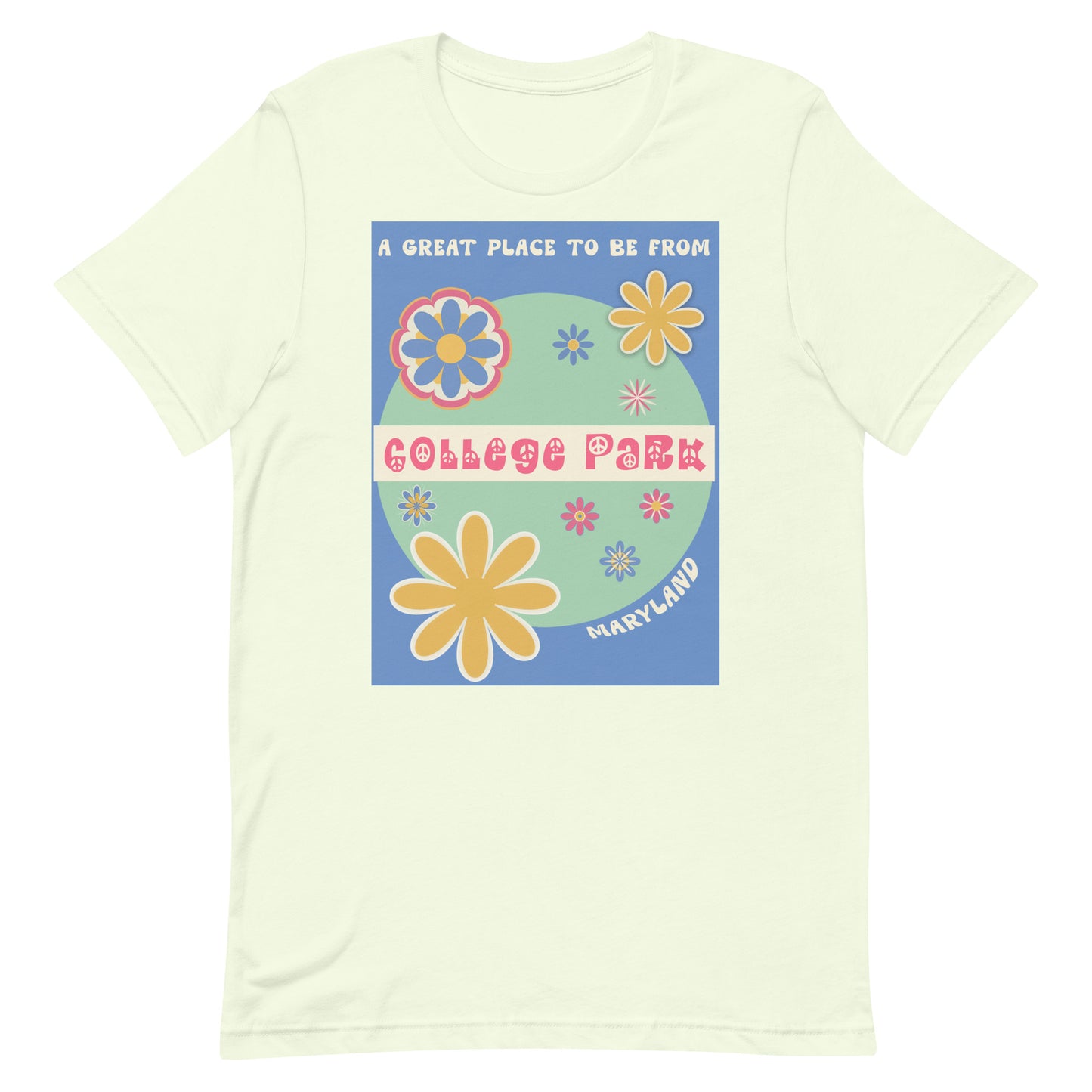 Flower Power T-Shirt Maryland College Park