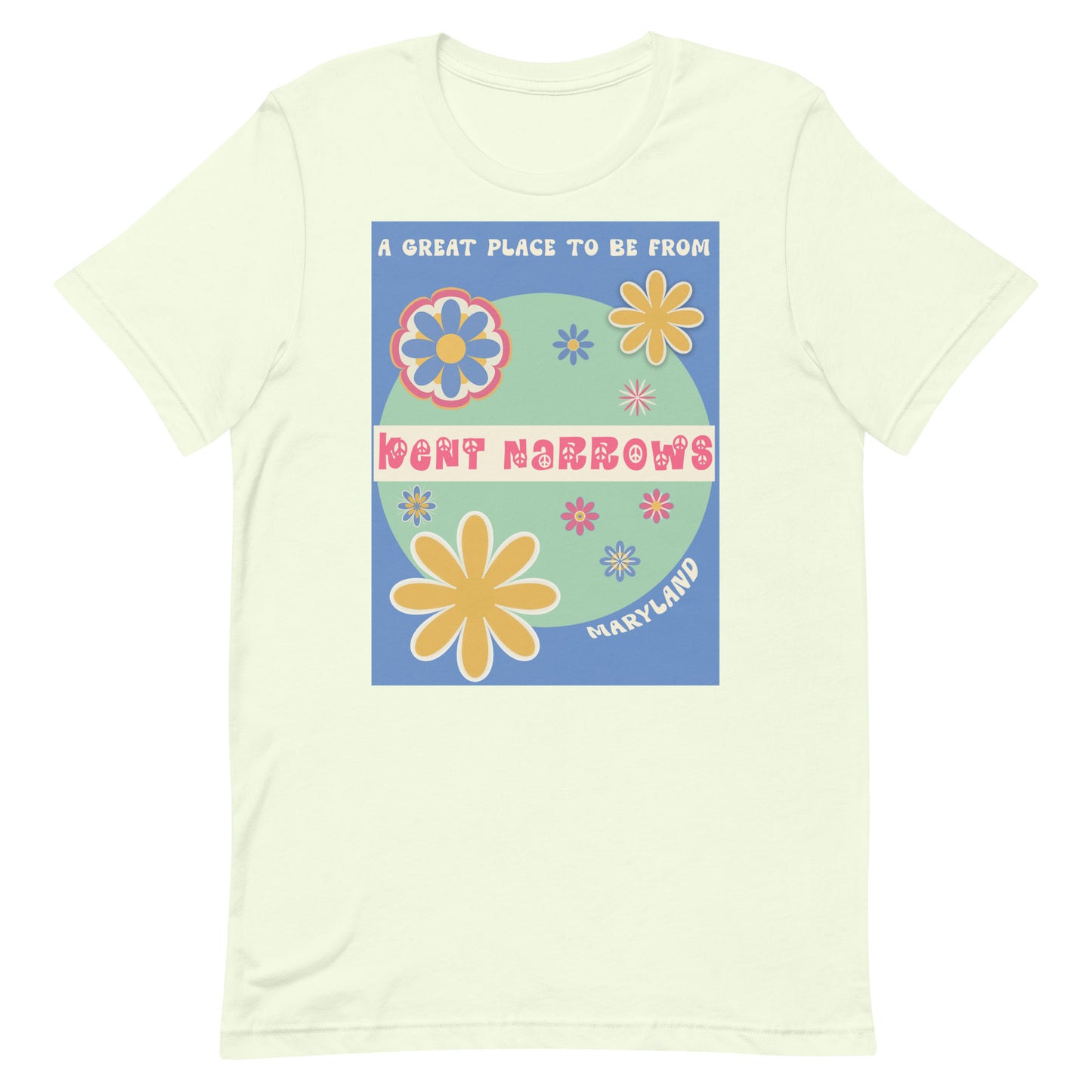 Flower Power T-Shirt Maryland Kent Narrows