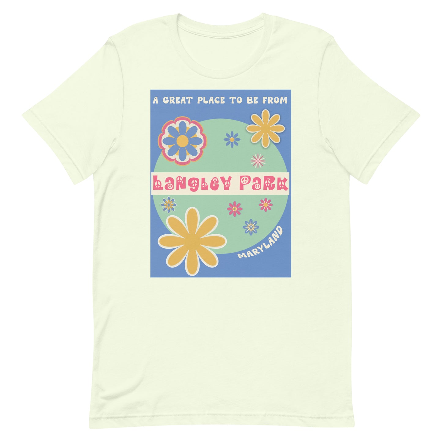 Flower Power T-Shirt Maryland Langley Park