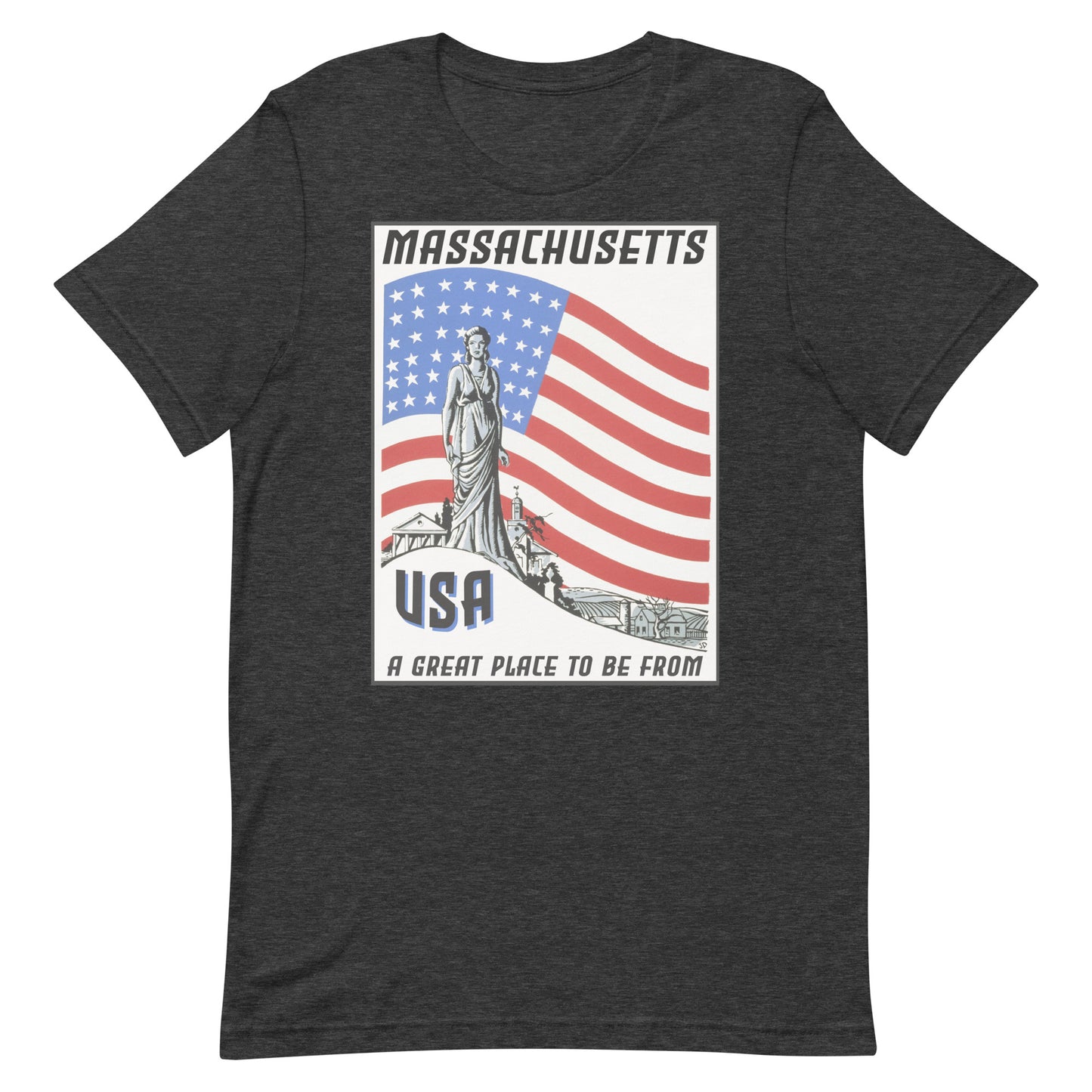 USA T-Shirt Massachusetts