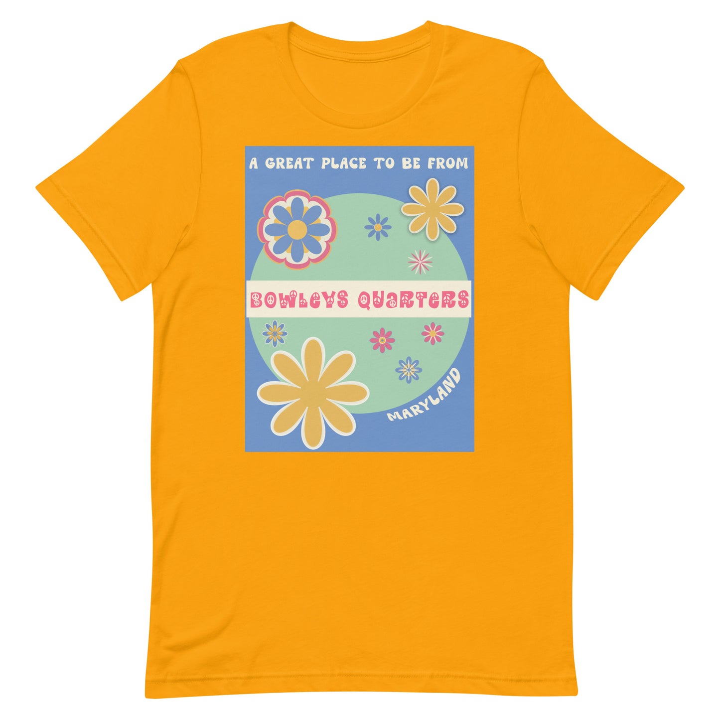 Flower Power T-Shirt Maryland Bowleys Quarters