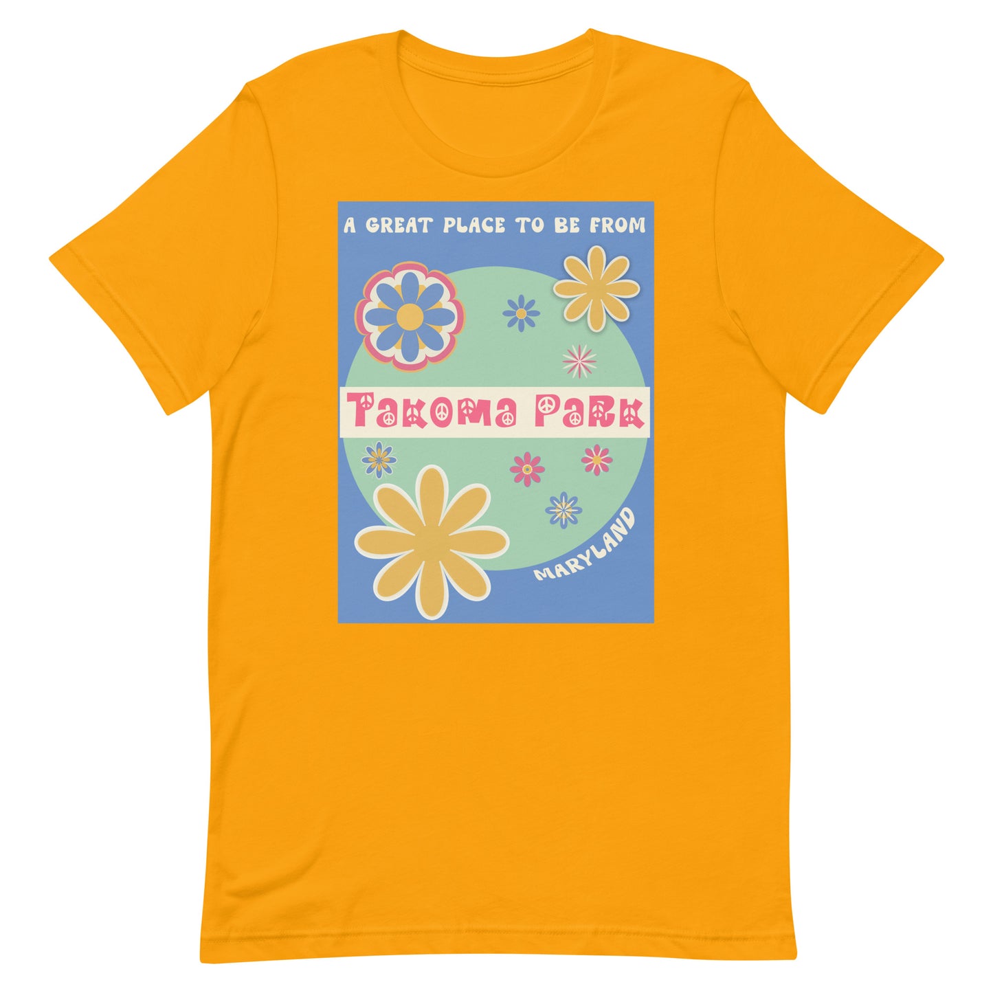 Flower Power T-Shirt Maryland Takoma Park